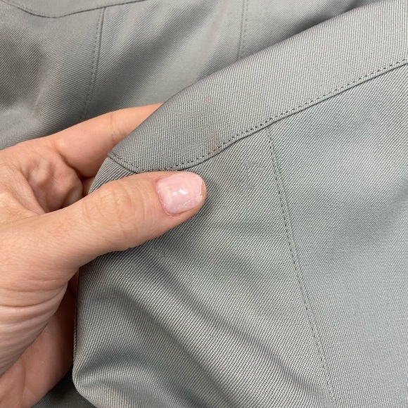 THIERRY MUGLER Vintage Seafoam Wool Structured Blazer - Picture 12 of 14